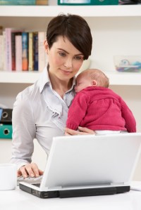 working at home mom