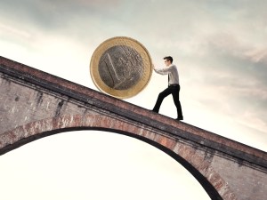 money pushed up a hill